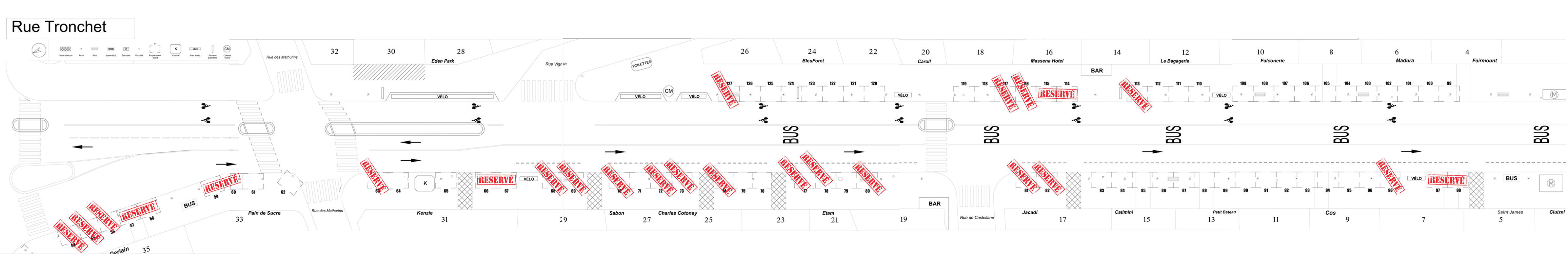 Plan Rue Tronchet Image